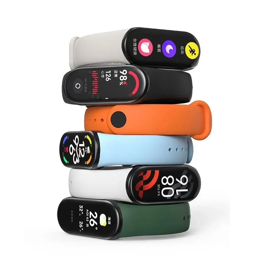 Silicone Strap For Xiaomi Mi band 8 Bracelet belt Sport colorful watchband replacement Smartwatch for Xiaomi mi band 8 bracelet image 2