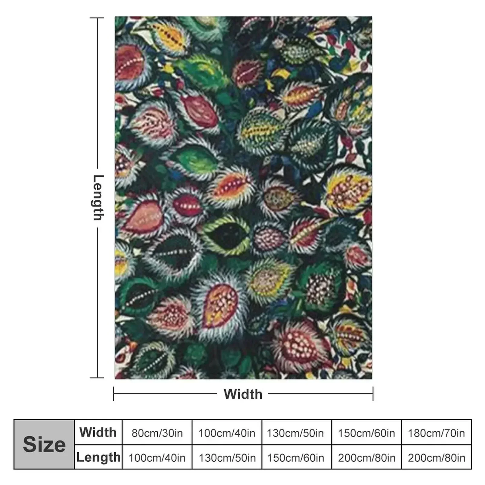 Feuilles - Seraphine Louis - Favourite Artists Collection Throw Blanket anime Baby wednesday Beach Multi-Purpose Blankets