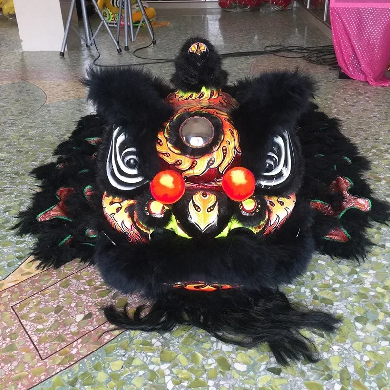 Black Lion Dance Awakening Lion Southern Celebration Performance Competition Event Performance Props