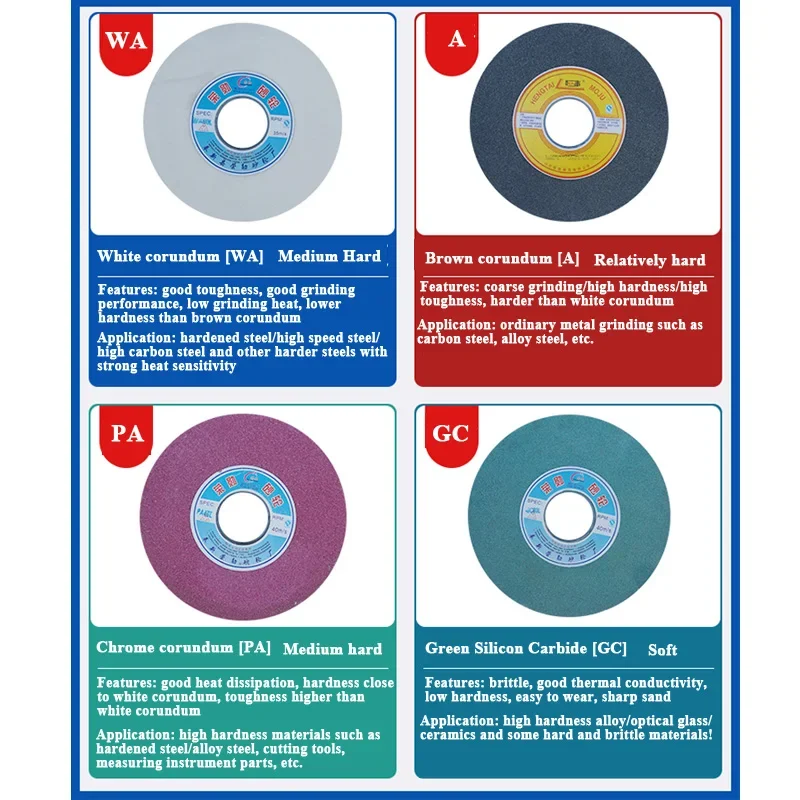 1PCS Large Size Ceramic flat grinding wheel 350*50*75mm Brown corundum/chrome corundum/white corundu/green silicon abrasive disc