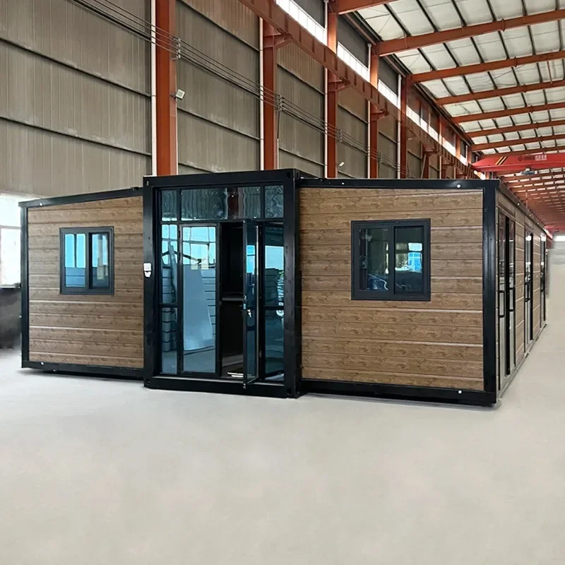 Prefabricated Fully Furnished Luxury Portable 2 Bedroom Ship 40 Ft Foldable 20 Ft Homes 20ft Office Folding Container House