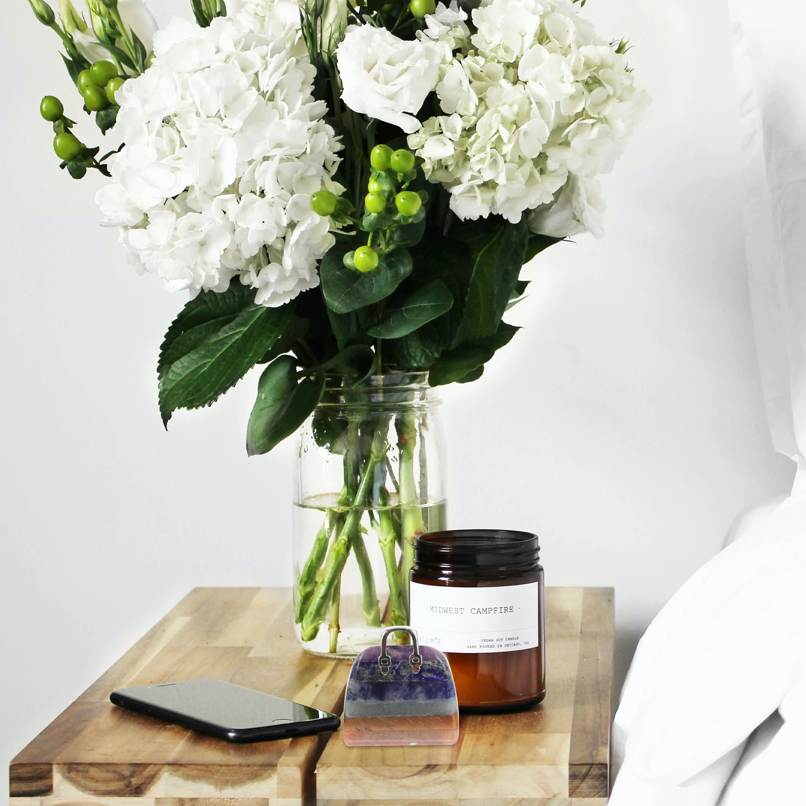 

Crystal Chakra Decor Natural Stone Shaped for Home Party Bright Meditation Craft Desktop nament Health Bag