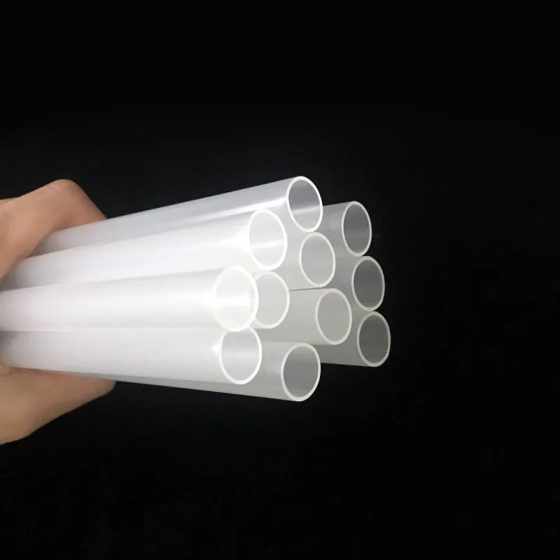 100pcs PP Plastic Tube Frosted Short Long Storage Box for Cosmetic Makeup Tool Incense Holder Protection Barrel Container