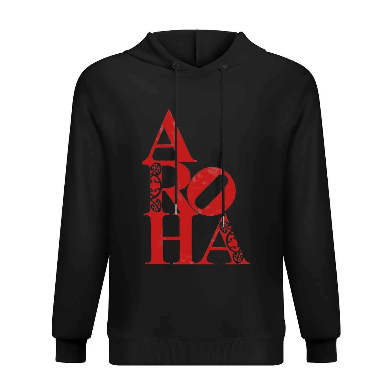 

Aroha (love for the people) Hoodie men's clothing autumn male clothes men's coat hoodie man