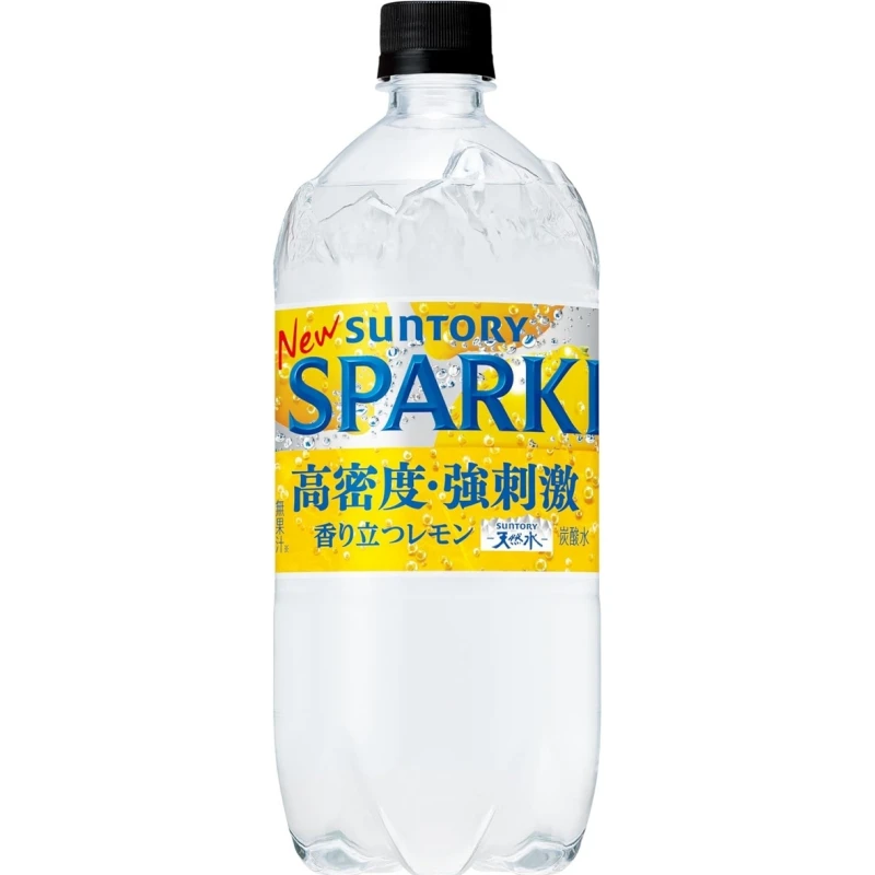 炭酸水 サントリー ナチュラルウォーター スパークリングレモン エクストラカーボネート 1050ml×12本