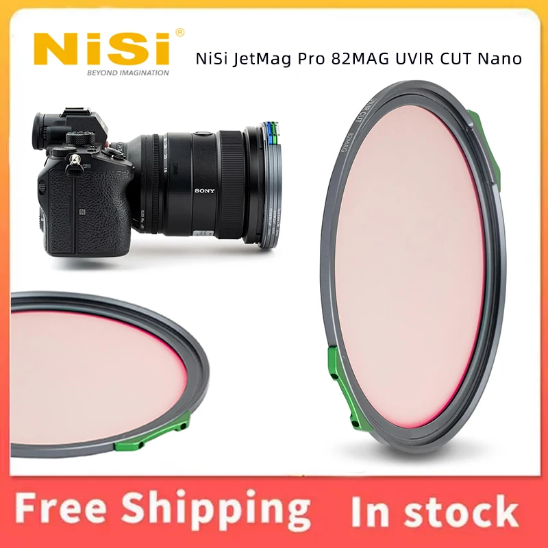 82MAG Magnetic UV IR Cut Filter, Nano Coated Anti Pollution Lens Protector, NiSi JetMag Pro