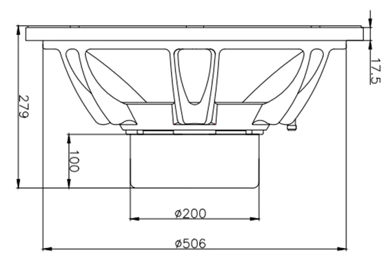 Produttore di altoparlanti professionali Subwoofer da 1000 W ad alta potenza Unità driver per altoparlanti da 21 pollici