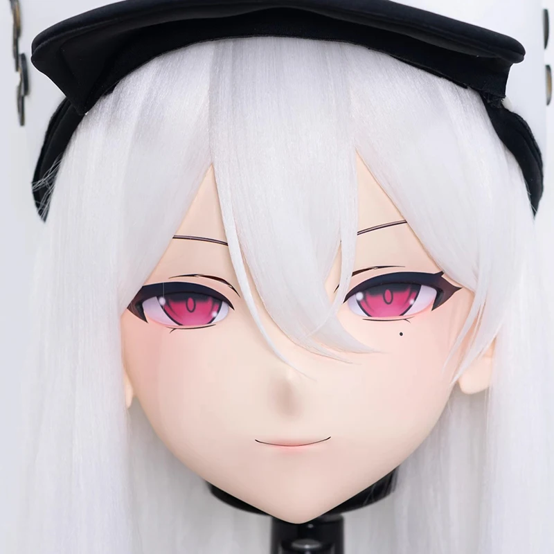 

(MEO196) Customize Handmade Full Head Lockable Crossdress Male to Female Japanese Cartoon Anime Game Character Kigurumi Mask
