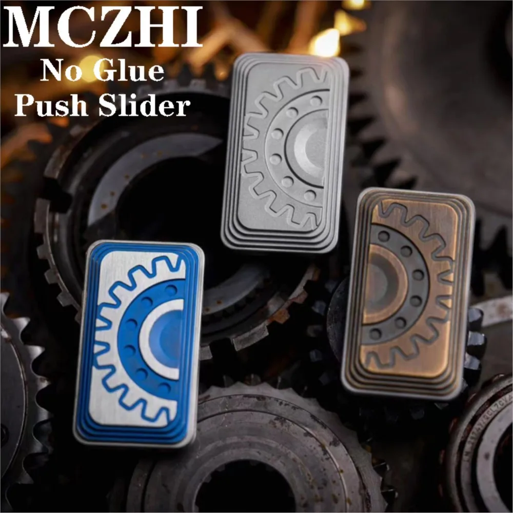 MICZHI Magic Rail Push Slider Fidget Gyro EDC Decompression Toy Birthday Gift Magnetic Slider