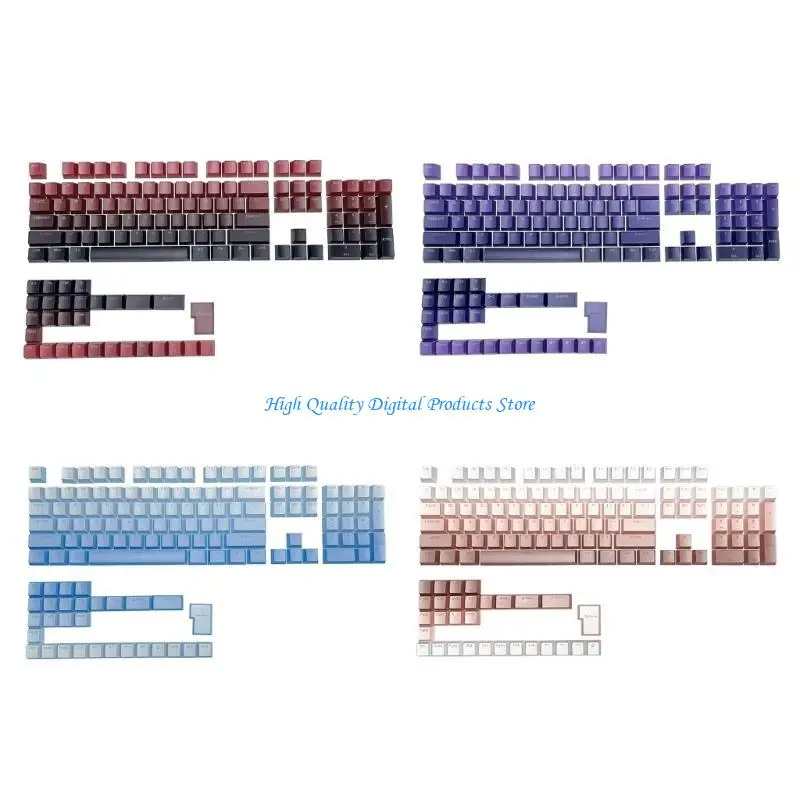 U2je Customs KeyCap Set PBT OEM Profiel KeyCap met Through Design voor 61 64 68 75 98 104 108 Mechanische toetsenborden