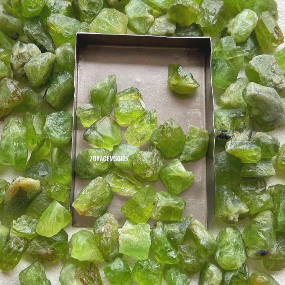 Rough/Raw Peridot Stones, August Birthstone-Peridot Raw Stone-10-20mm Green Natural Peridot Gemstone- Aaa Peridot Gemstone-natur