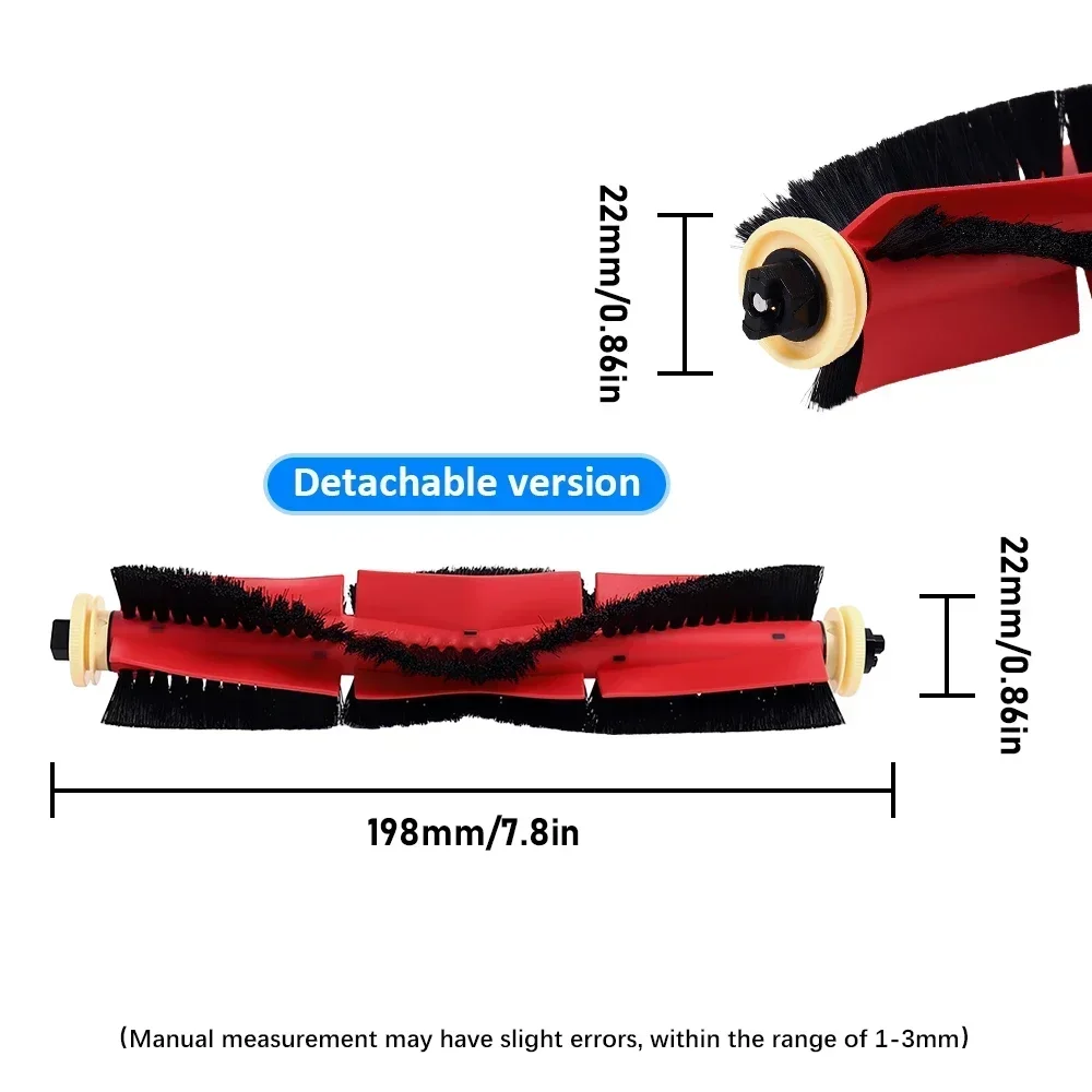 For Roborock S5 S50 S51 S52 S55 S6 S6 Pure S6 MaxV for Xiaomi 1st / SDJQR01RR Vacuum Cleaner Roller Brush Filter Wheel Mop Part