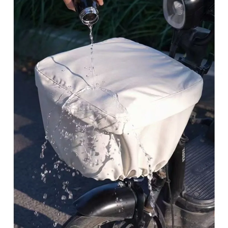 

Battery car, car basket storage, dust cover, car basket, sun protection cover, non-rain cover, hanging bag, storage bag