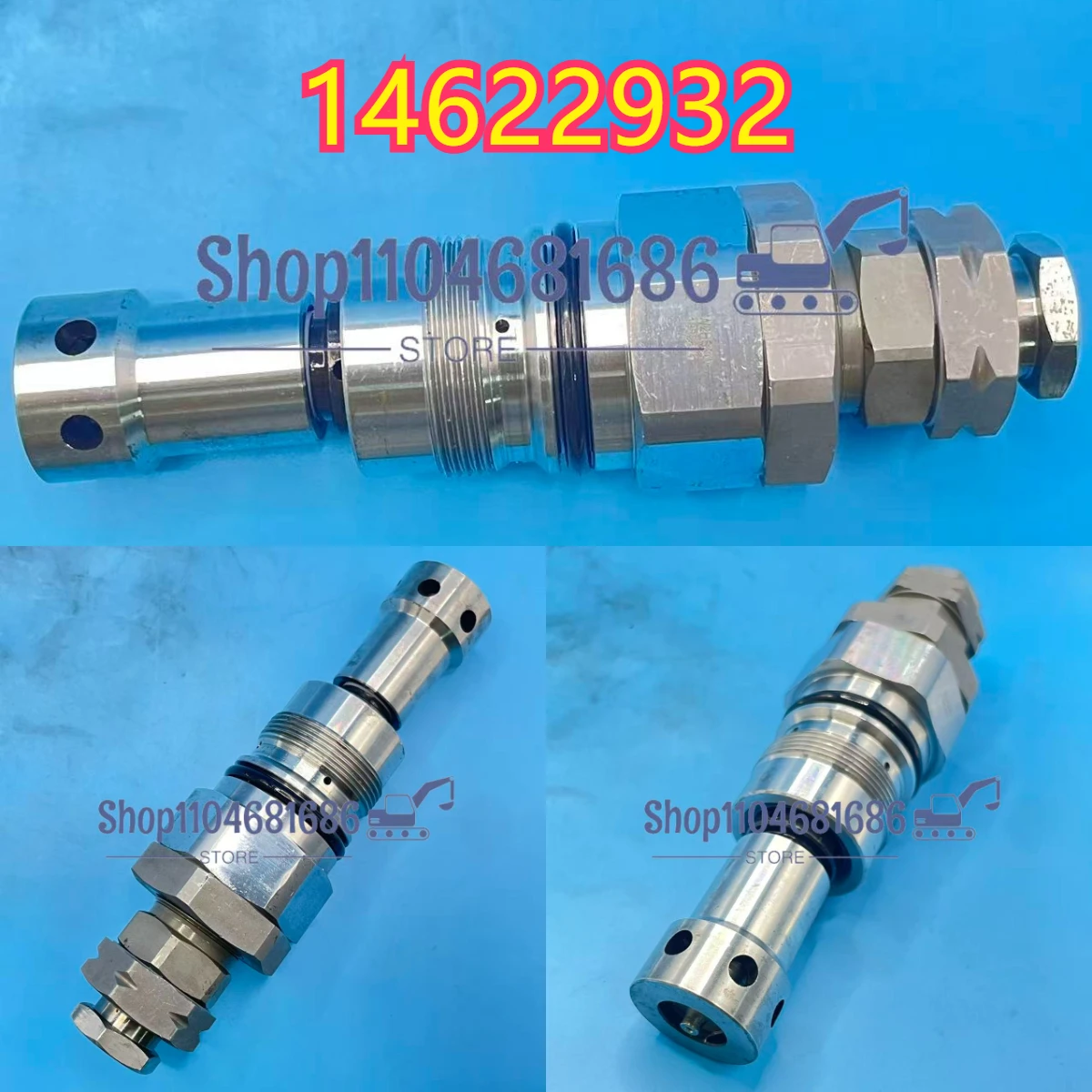 For Main Relief Valve EC460 High quality Excavator Main Relief Valve 14622932 14597185