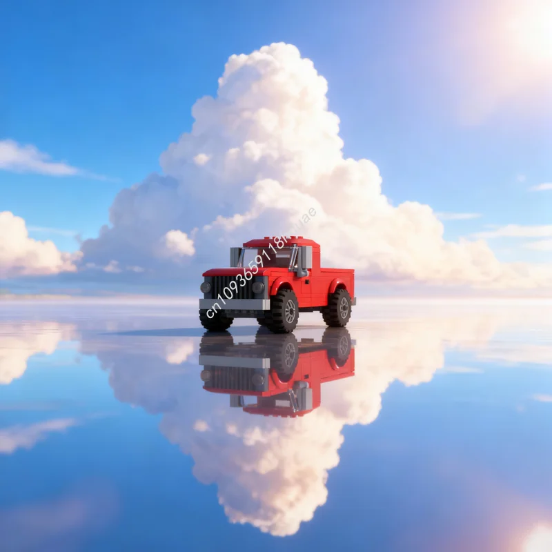 

166pcs MOC City Traffic Classic Truck Model Building Blocks Construction Toy Creative Idea Education Christmas Gifts Brick Kids