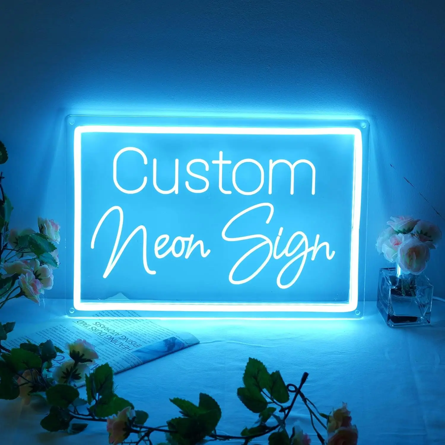 

Personalized Custom Neon Signs LED for Wall Decor Bedroom Decoration Acrylic Wedding Birthday Party Business Bar Logo Name Sign