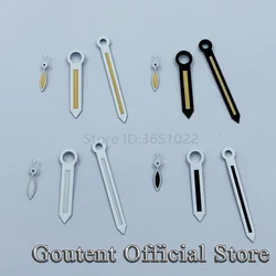Goutent White Black Watch Hands Green Luminous Fit for 6497,6498 ST3600 / ST3620 movement