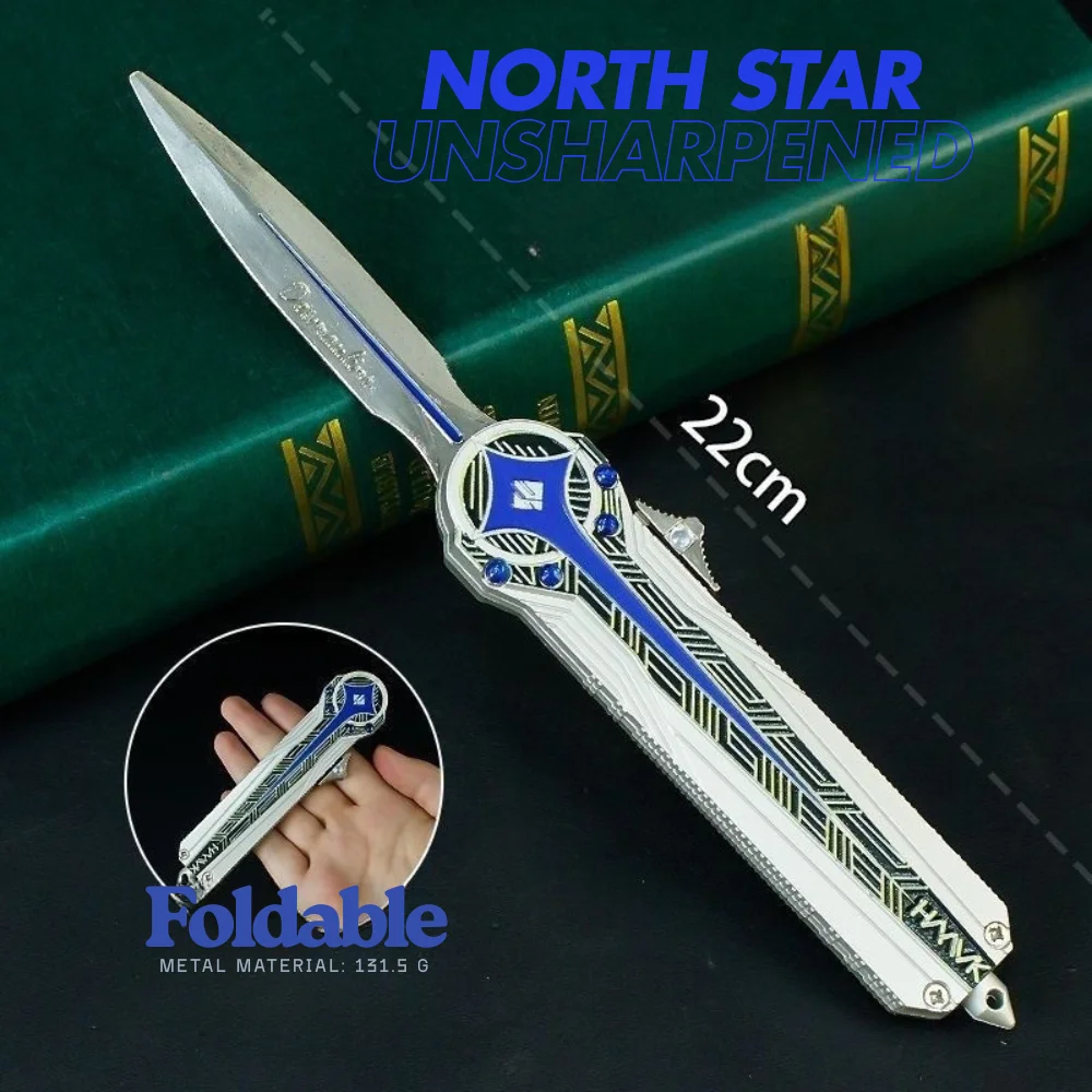 Polaris Gaming Decorative Knife, Role Playing Props, Teen Boys Gift, Gaming Room Desktop Decoration, Unsharpened