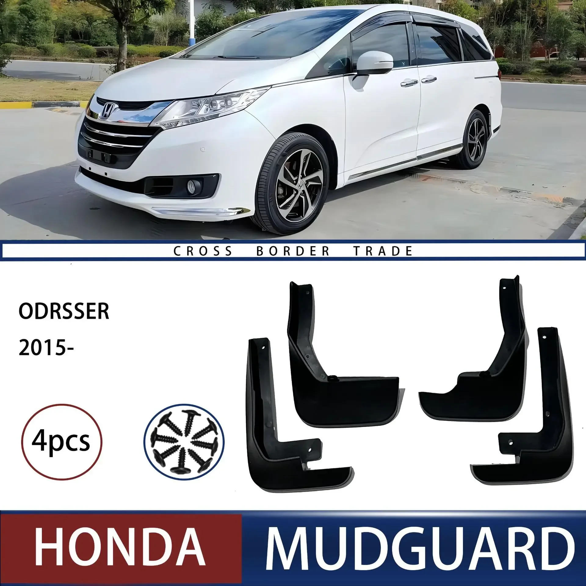 

For 22 Odyssey Mudguards Fender Mudflaps Front Rear Flares Splash Guards Cover Car Accessorie