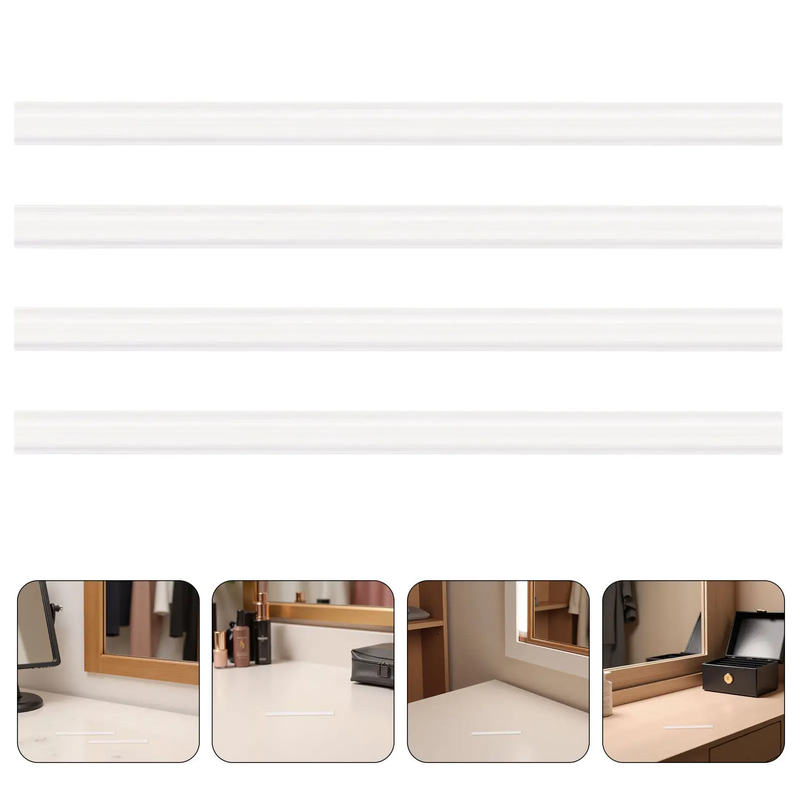 20Pcs Clothes Hanger Hook Tube Covers Clear Plastic Non Slip Anti Scratch Protective Sleeves Wire Laundry Organization