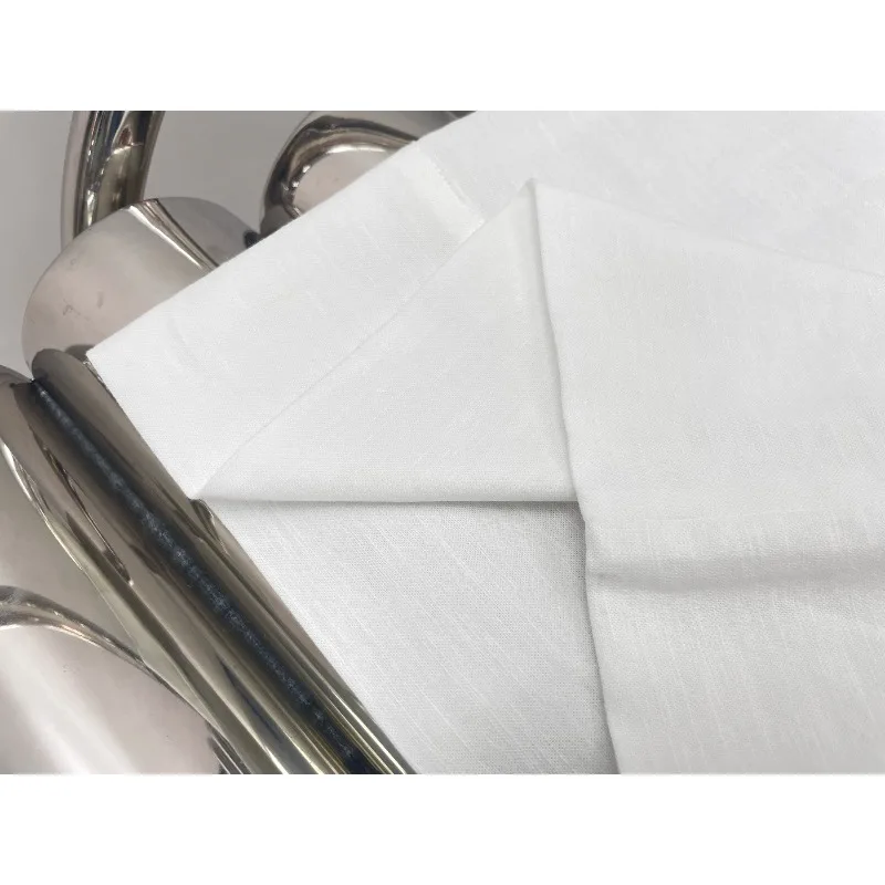 Pantaloni casual da donna con coulisse bianchi stile Old Money, rilassanti e versatili, pantaloni a gamba larga in vita elastica