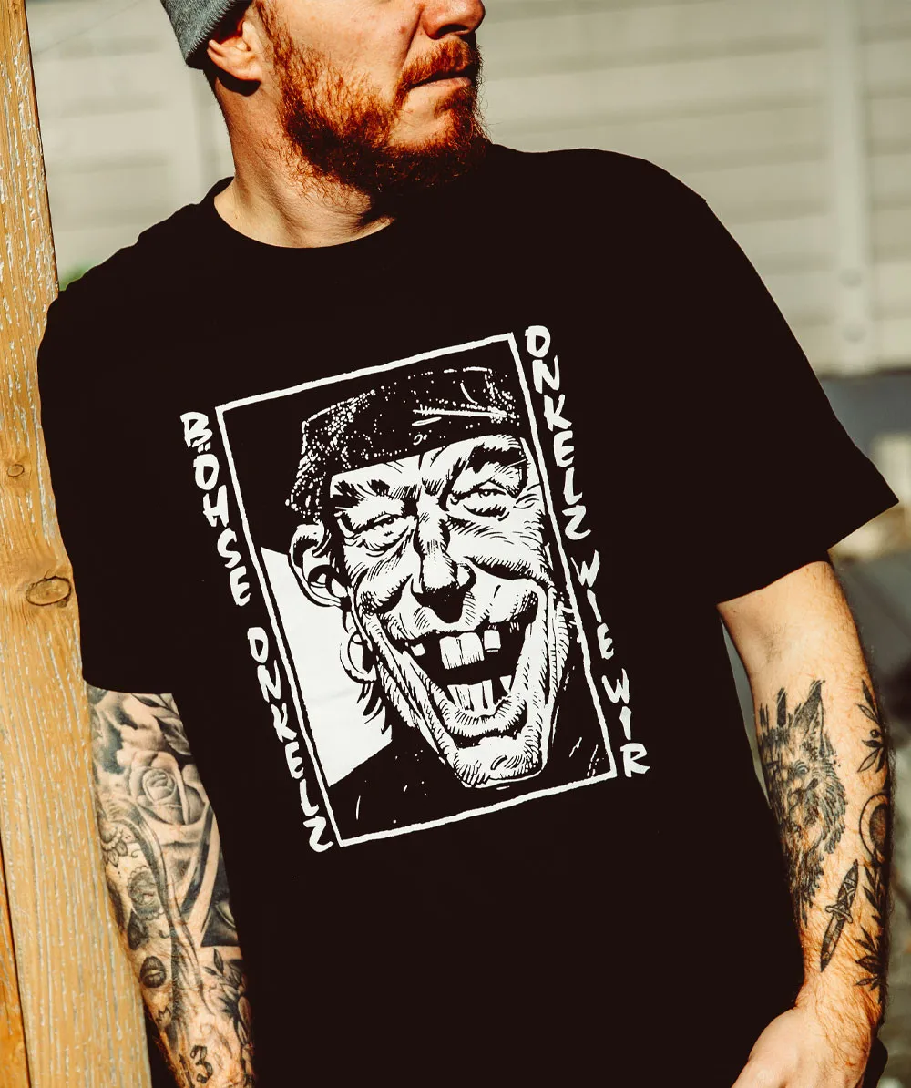 

Summer New Men's T-shirt Onkelz wie wir Short-sleeved Black Shirt T-shirt Retro Fashion Unisex Short-sleeved Top High Quality