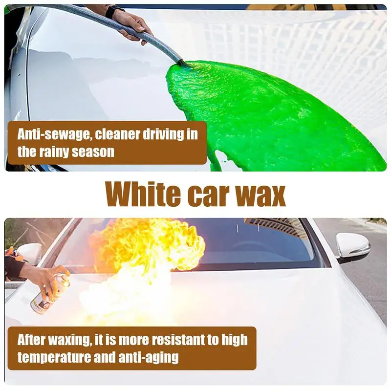 Solid Car Wax Paste Scratch Resistance Polishing Palm Wax For Car Car Wax Polish For White SUV White Car White RV Metal Logo Hub