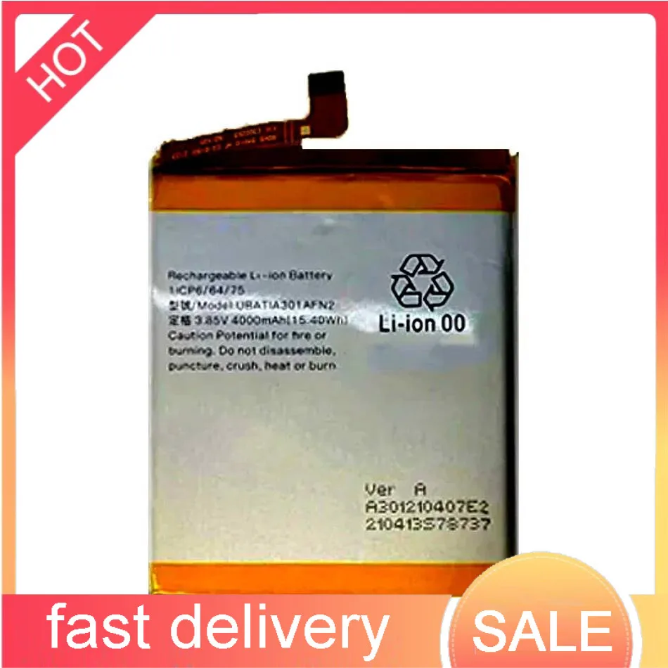 

Long-Lasting 4000mAh UBATIA301AFN2 Mobile Phone Battery For Sharp Aquo sense3 SH-02M RM12 SHV45 High-Capacity