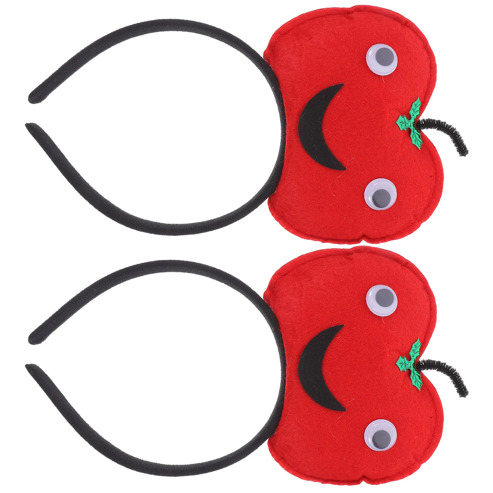 

2 шт., повязка для волос с яблоком, милый обруч, мягкий полиэстер, Хэллоуин, карнавал, вечеринка, реквизит для фотосессии, обруч для волос, фруктовые сувениры для вечеринки