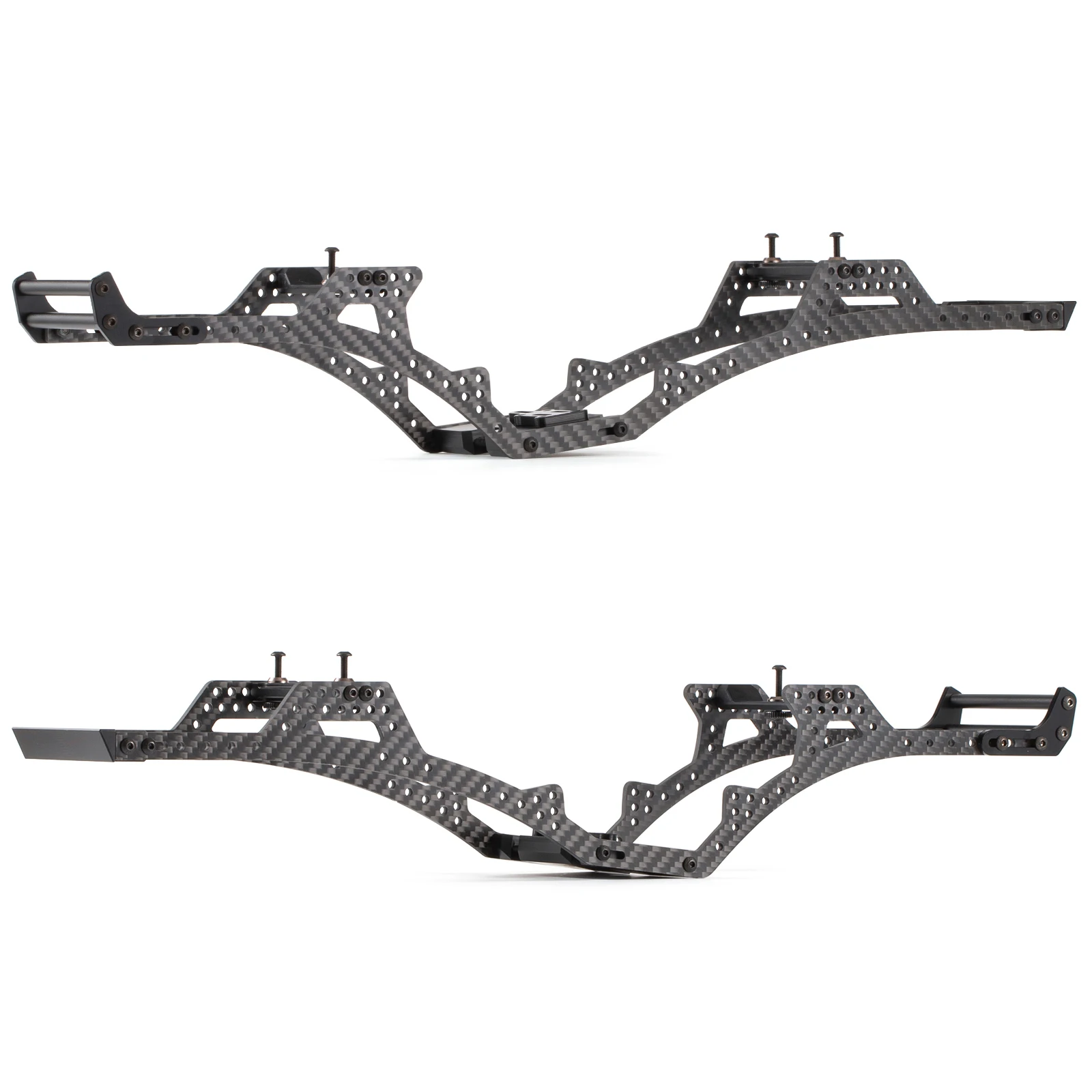 1/10 Carbon Fiber LCG Rock Crawler Builders Chassis Kit for Axial SCX10 II AR44 Capra Vanquish F10 Axle