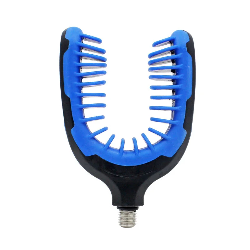 1PC TPR Covered Rubber Large Bracket Head European Cove Fishing Silicone Rod Support Head Outdoor Fishing Tackle Supplies