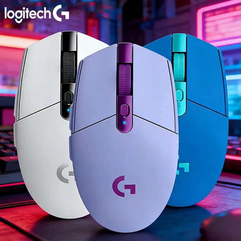 

Logitech G304 Silent Wireless Mouse Plug and Play Long Battery Life Suitable for Office, Home, and Study Compatible with Laptops