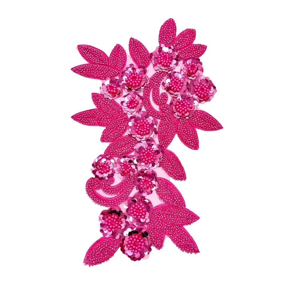 

Новые 3D цветочные сетчатые нашивки с блестками и вышивкой, сделай сам, тканевые наклейки ручной работы, вечерние