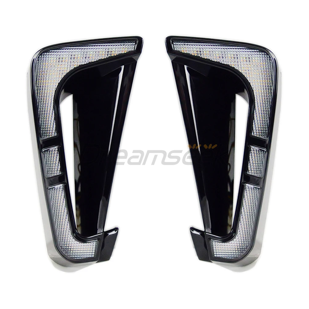 2x LED DRL Daytime Running Light for Honda Accord 11.5th 2025+ Front Bumper Fog Lamp w/ Sequential Dynamic Turn Signal Indicator