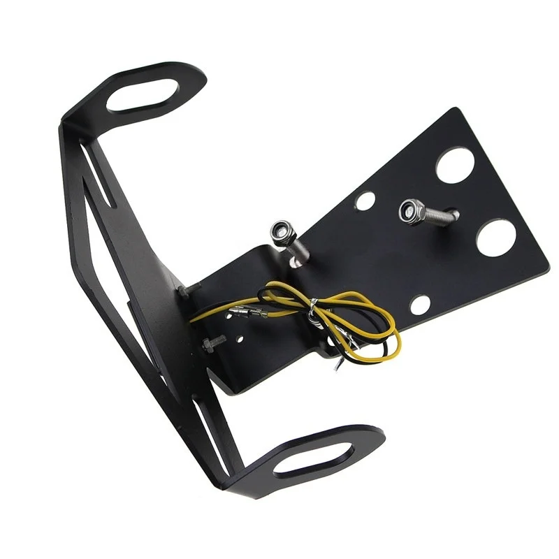 Motorcycle rear license plate holder with LED light license plate holder short tail bracket For HONDA CB650F CBR650F 2014-2021 4