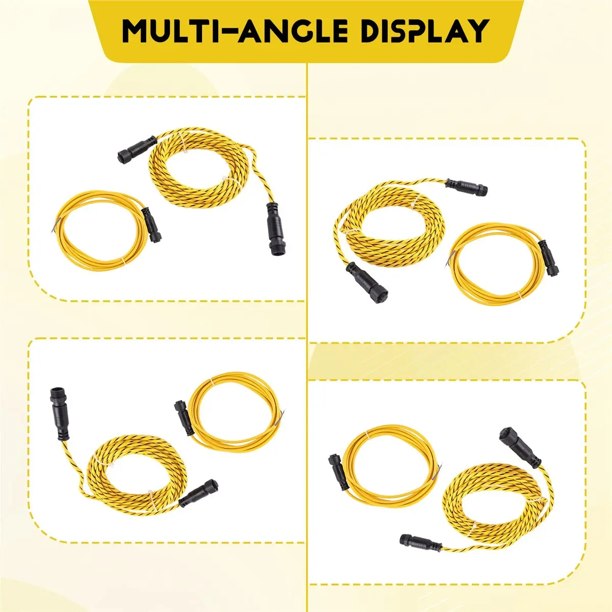 DT81 Water Leak Sensing Cable - Extension Sensor for Risinglink Leak Detector - Great for DIY Projects and Expanded Coverage