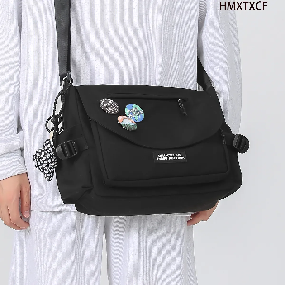 

Women's Bag Brief Korean Style Female Backpack College Large Capacity Versatile Shoulder Student School Postman Bags