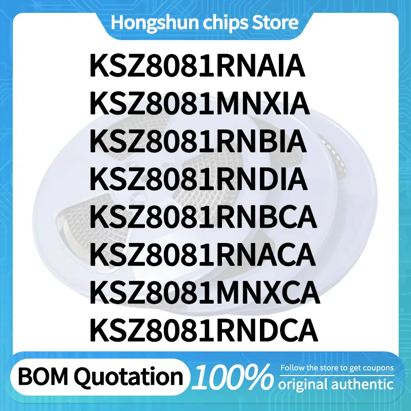 KSZ8081RNBIA KSZ8081RNAIA KSZ8081RNDIA KSZ8081MNXIA KSZ8081RNBCA KSZ8081RNACA KSZ8081RNDCA KSZ8081MNXCA New version