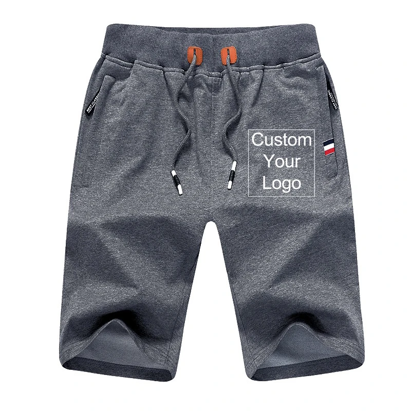 Pantalones cortos con logotipo personalizado para hombre, ropa informal holgada para gimnasio, joggers para jóvenes, Verano