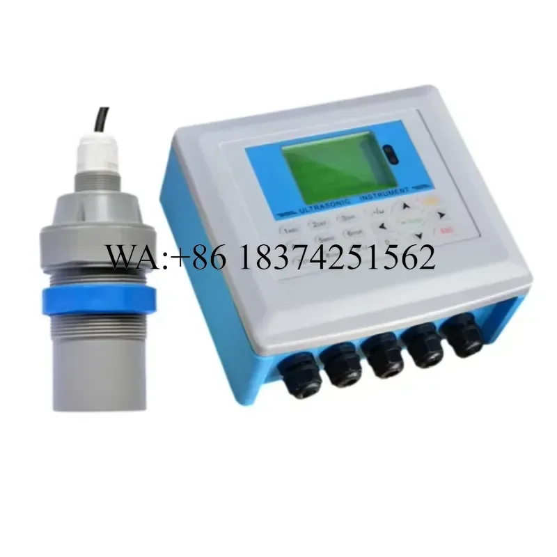 Wmwmnu Ultrasonic Level Meter Control Remote Liquid Transmitter Sensor Water Level Meter
