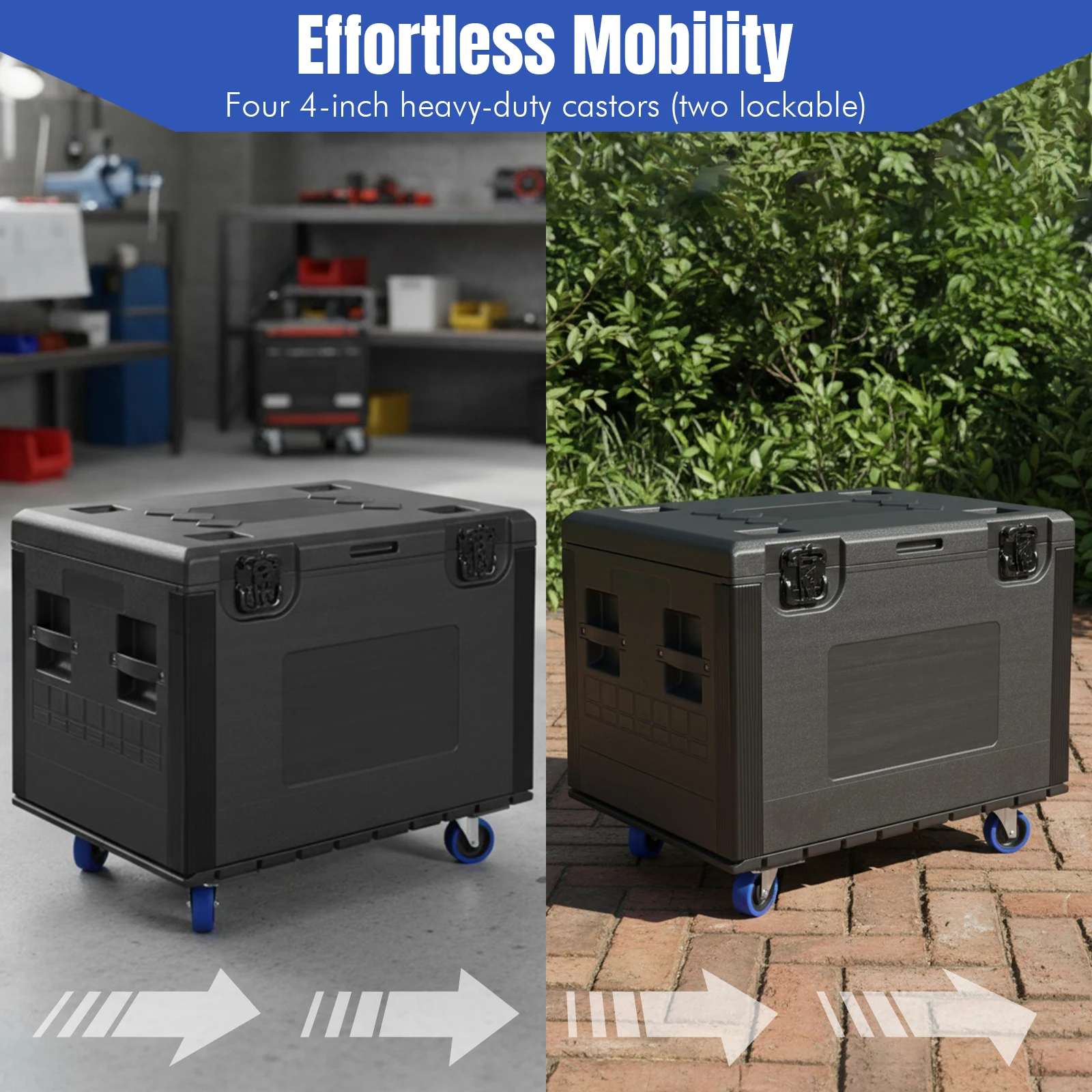 

Универсальный дорожный кейс на колесах с ручкой, штабелируемый, сверхпрочный, для оборудования, камер и дронов (ATA-стандарт)