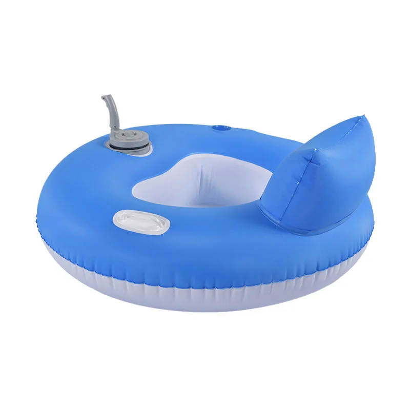 New Electric Inflatable Lounger W/ Built-in Propeller for Pool Water Floating Foldable Chair