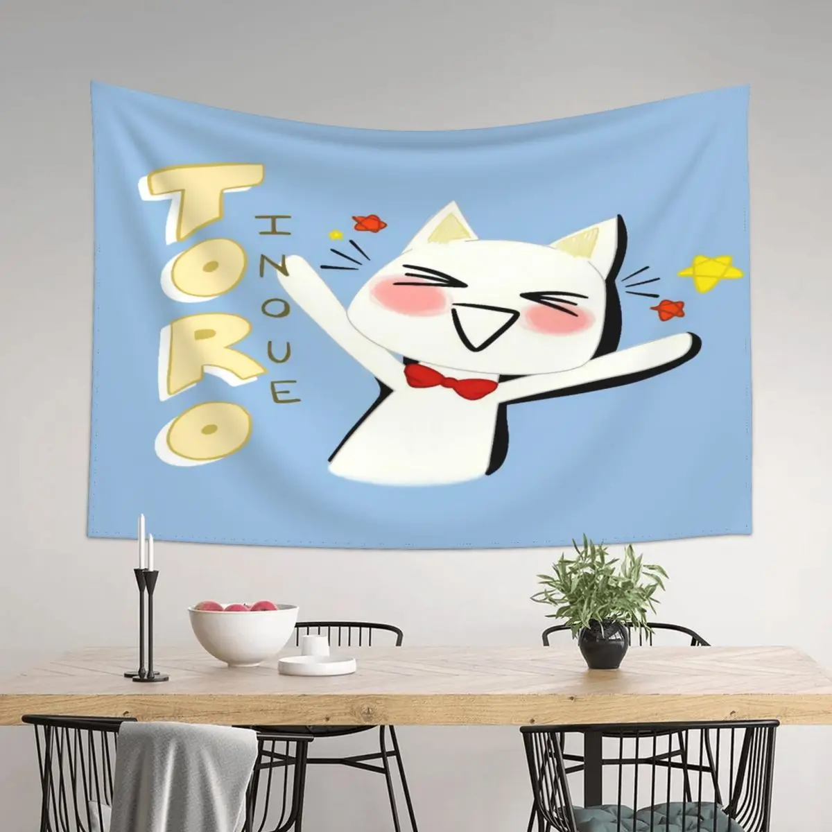 Inoue Toro Wall Tapestry Hanger Print Art Tapestries Kawaii Bedroom Living Room Home Background Cloth Wall Decoration