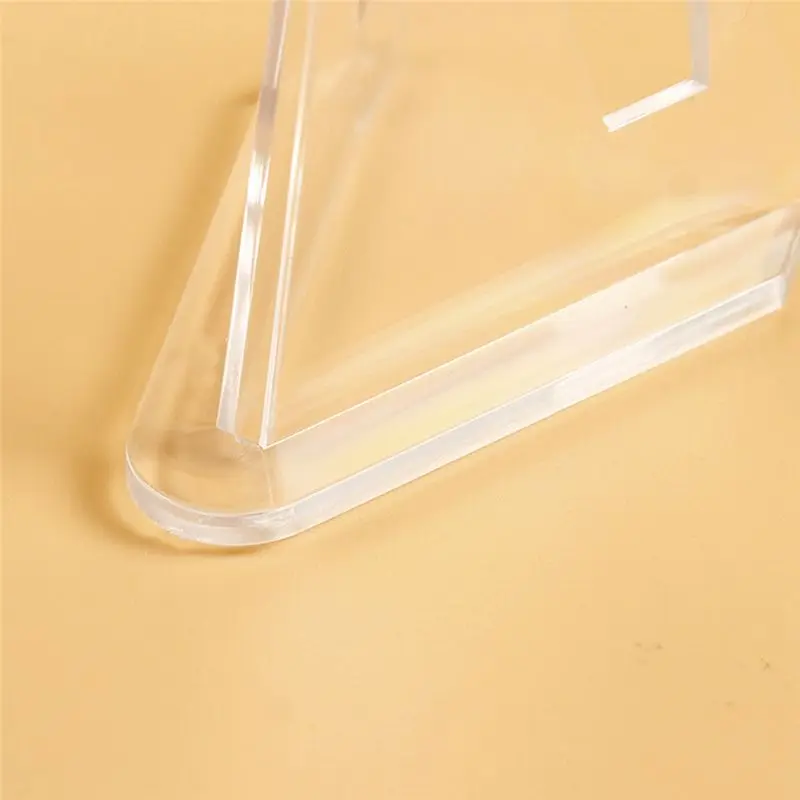 [Promotions]20Pcs Clear Acrylic Coin Display Stand Holders Small Easel Rack Card Commemorative Capsule Holder Support