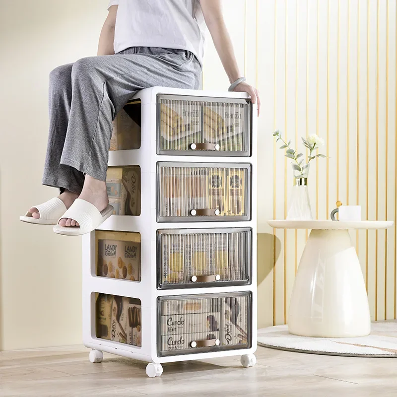 

Trolley Household Storage Rack Factory Multi-Layer Removable Table Drawer Cabinet Storage Pulley Floor Storage Box