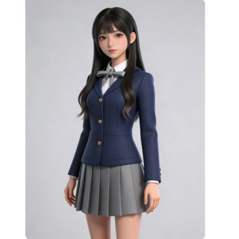 

Japanese JK School Uniform, Anime Cosplay Costume Full Set for Women