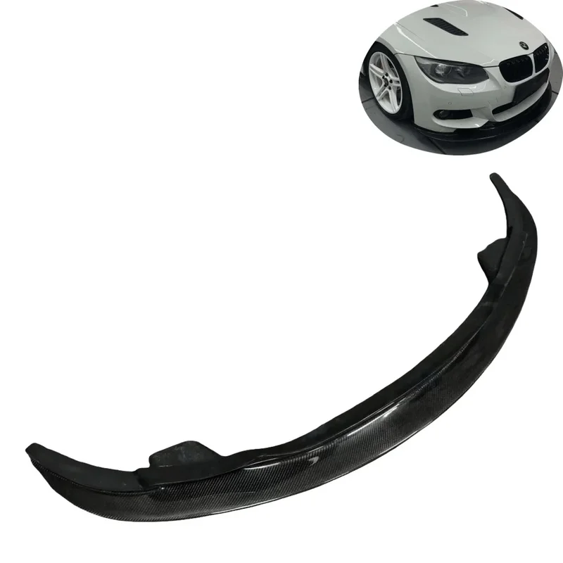 Hot Selling GT4 Style Carbon Fiber Customized Front Lip Fit 3 Series E92 335i 2005-2007 Auto Exterior Modification Accessories