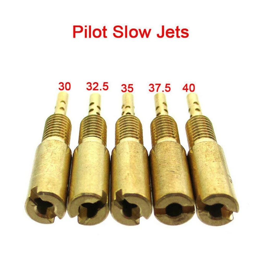 Replacement for pilot Jet #30-32.5-35-37.5-40 5 PCS Carburetor For Mikuni Carb for hs HSR VM28/486 Jet for pilot Slow Brand New