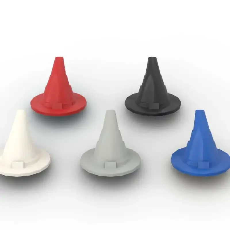 MOC 10PCS 6131 Magician Wizard Master Headwear Cap Bricks Magic Hat Building Blocks Kit Toys Adults Especial Holiday Gift
