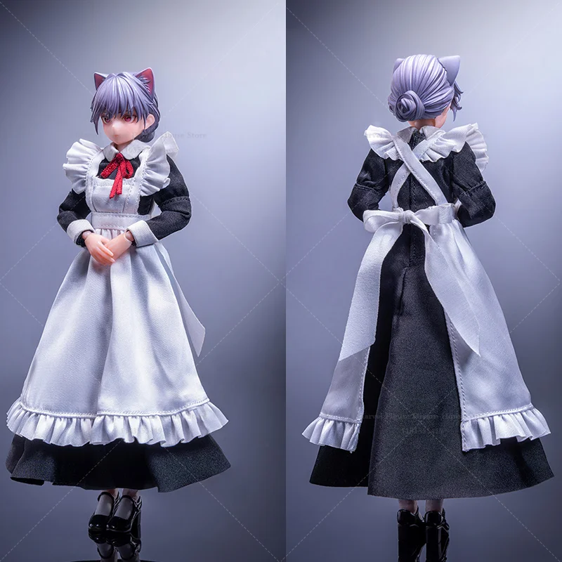 

Фигурка-солдат в стиле ретро средневековья с кошачьими ушками, масштаб 1/12, 6 дюймов, полный комплект, высота около 15,5 см, в наличии, HASUKI PA010